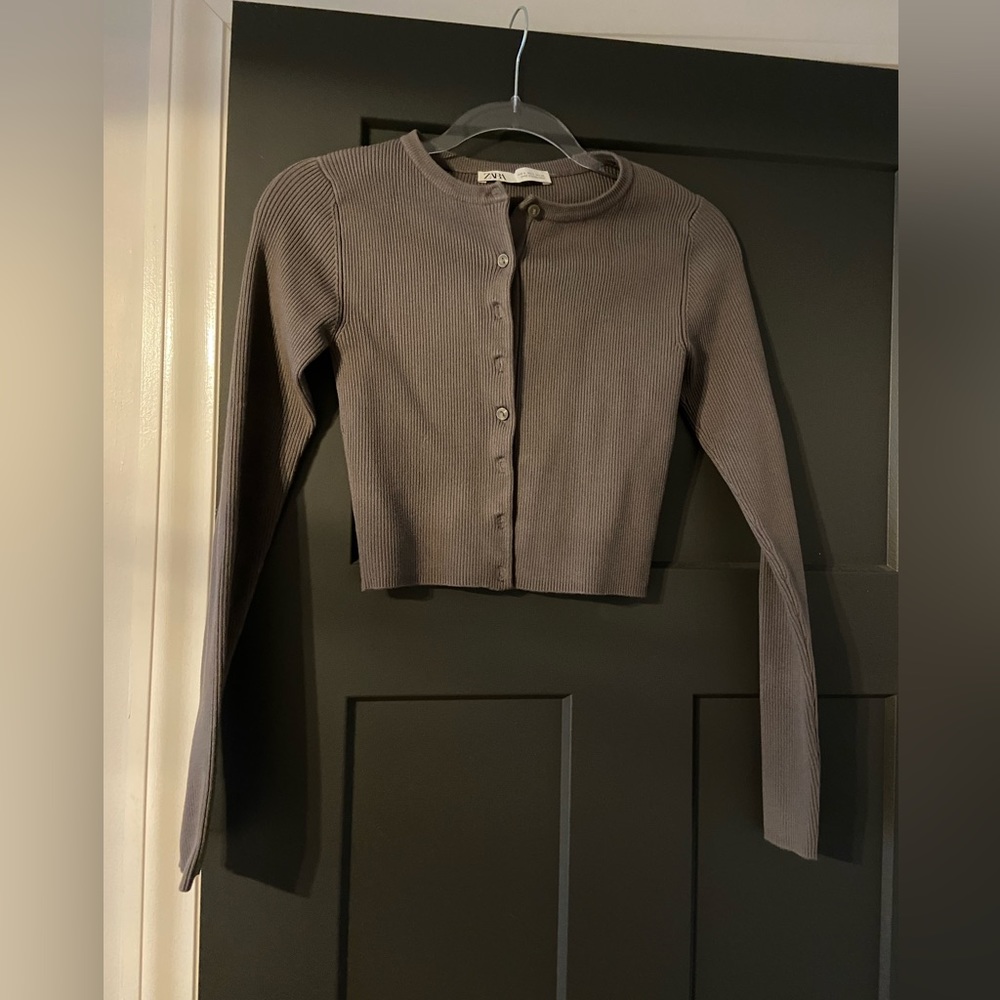 Zara cropped sweater